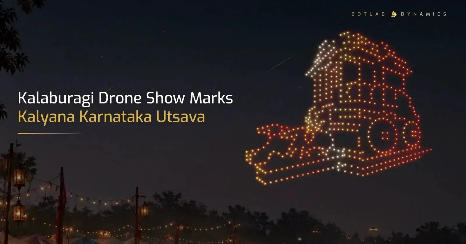 Kalyana Karnataka Utsava: A Drone Light Show Tribute to Kalaburagi's History