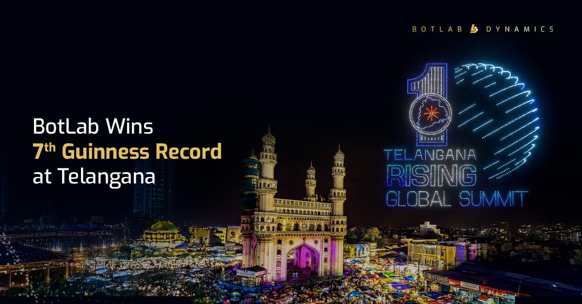 BotLab Dynamics Creates 7th Guinness World Record at Telangana Rising Summit