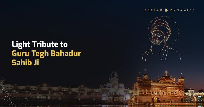 Punjab’s Largest 500-Drone Tribute Honoring Sri Guru Tegh Bahadur Sahib Ji