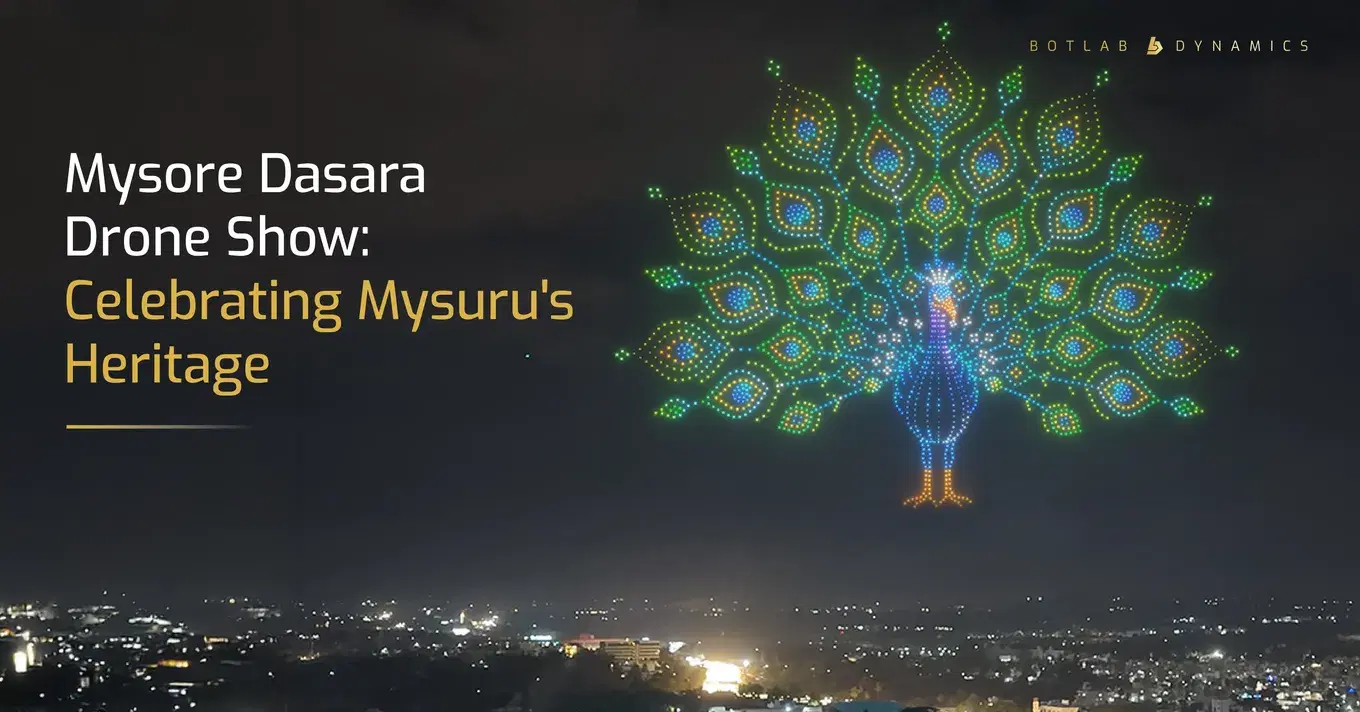 How the Mysuru Dasara Drone Show Celebrates Mysuru's Cultural Heritage