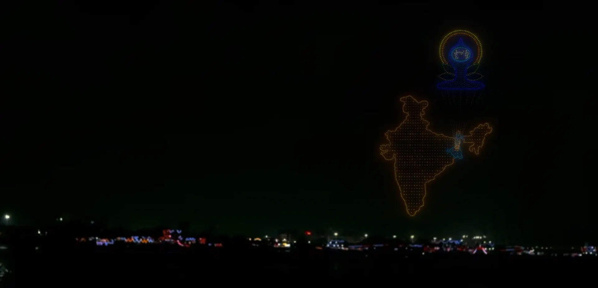 International Yoga Day Drone Show