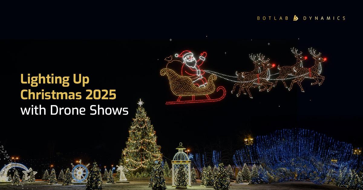 How Drone Light Shows Are Elevating the Christmas 2025 Vibes