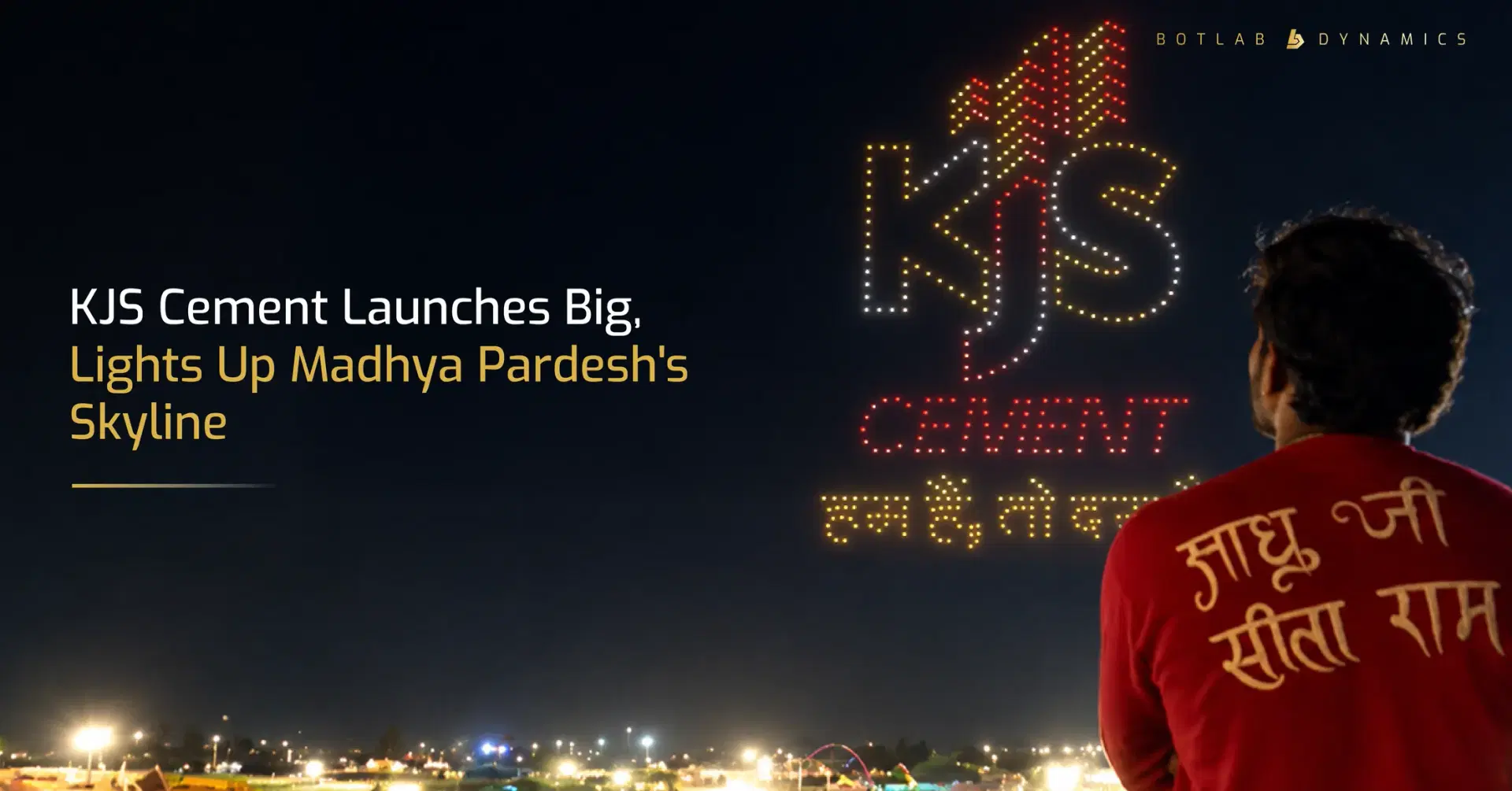 KJS Cement Drone Show Marks a New Product Launch
