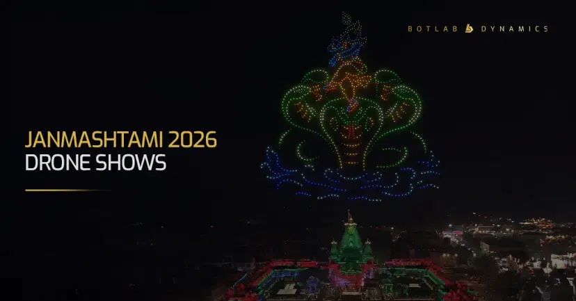 When the Sky Tells Krishna's Story: Janmashtami 2026 Drone Shows