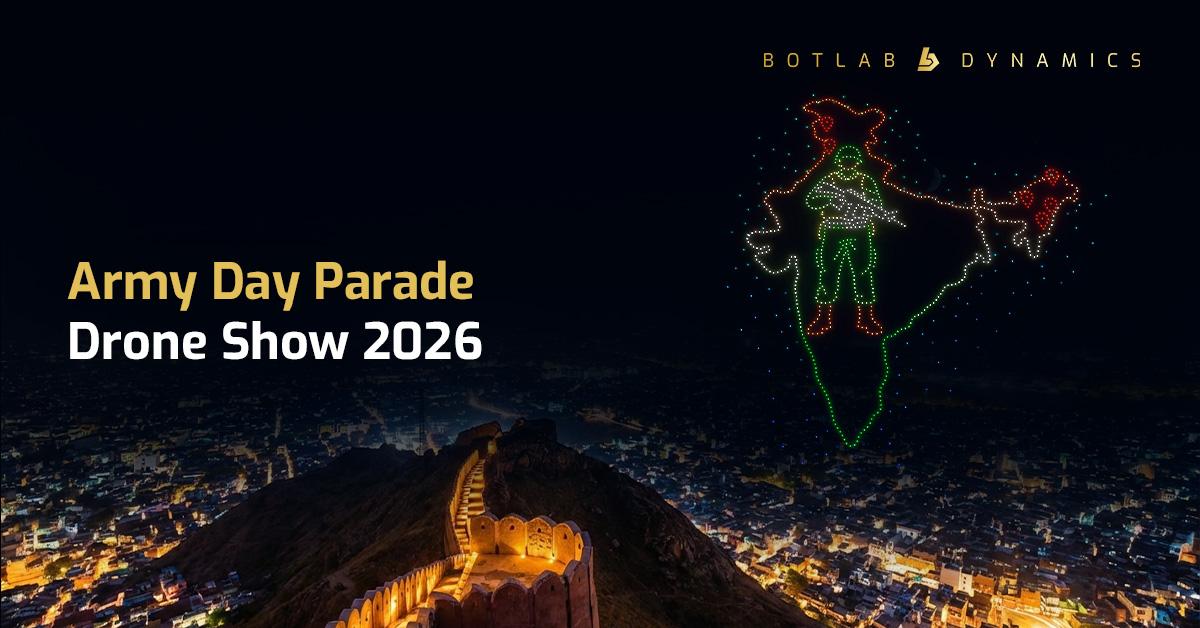Army Day Parade Drone Show 2026 Showcased Indian Army’s Legacy in Jaipur