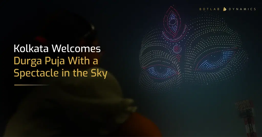 How a Durga Puja Drone Show Brought Mahalaya’s Story to Life Over Kolkata