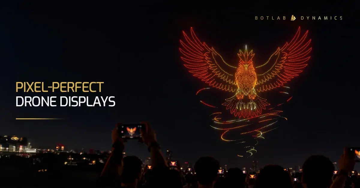 How Drone Shows Achieve Pixel-Perfect Sky Displays