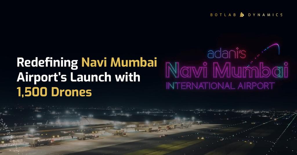 Navi Mumbai Airport Opening Drone Show: A 1,500 Drone Mega Spectacle