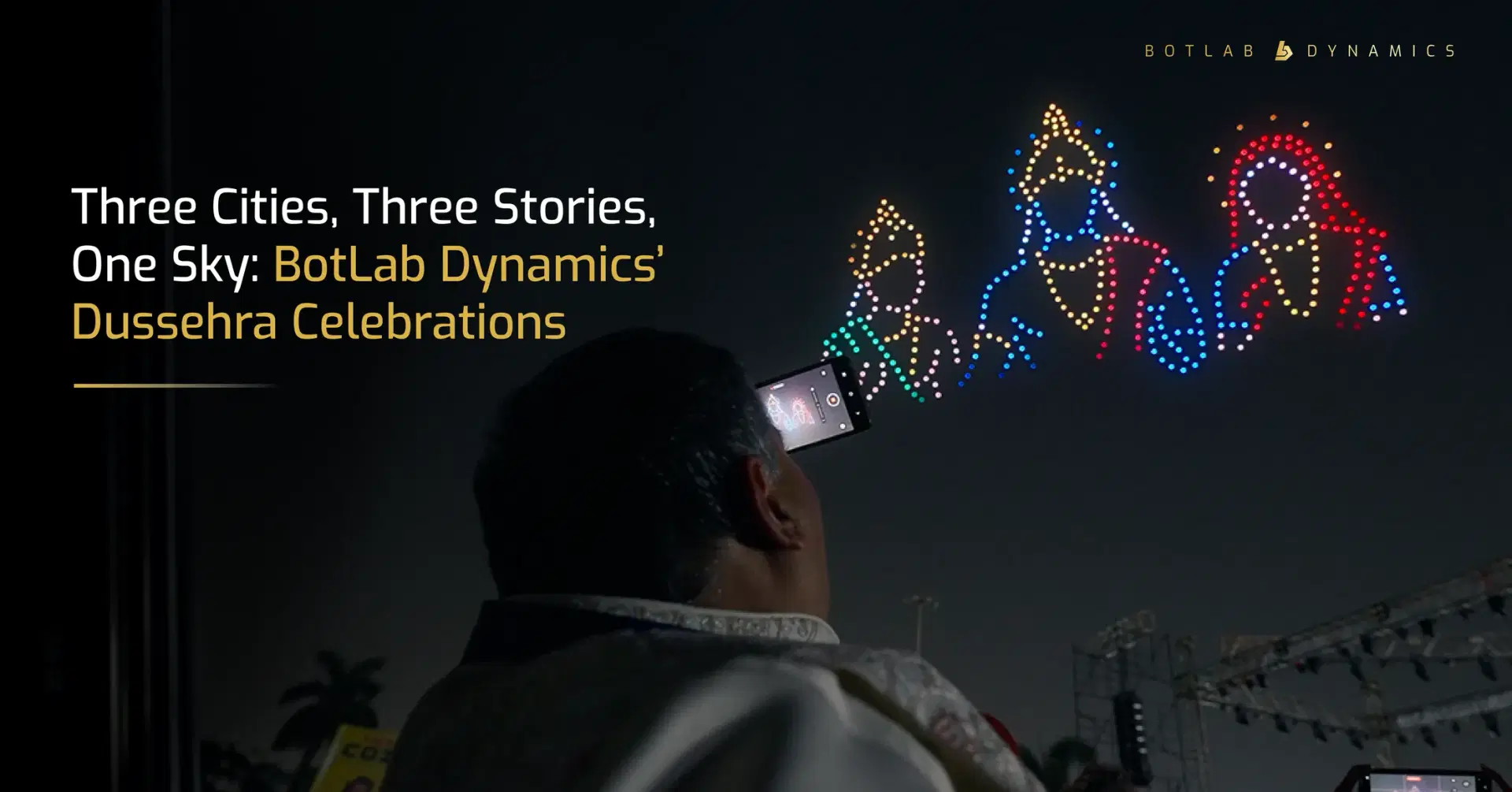 Three Cities, Three Stories in the Sky: How BotLab Dynamics Reimagined Dussehra 2026