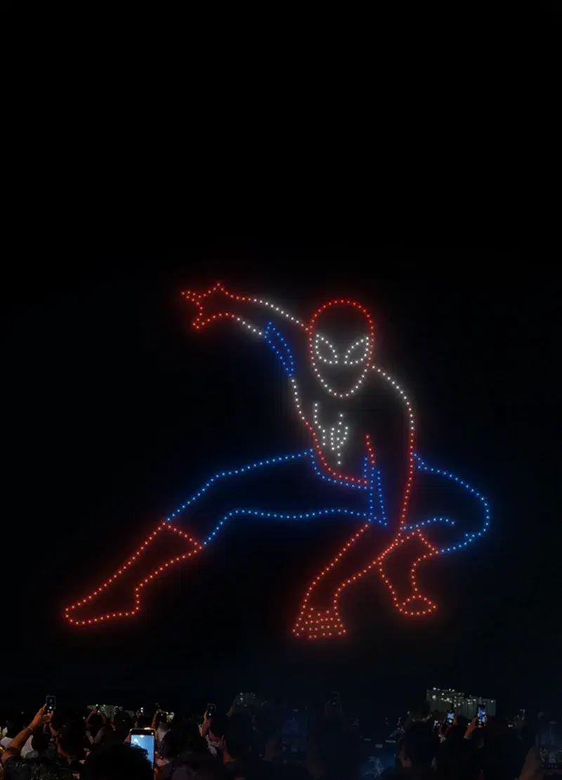 Spider-Man: Brand New Day Lights Up Colombo's Sky