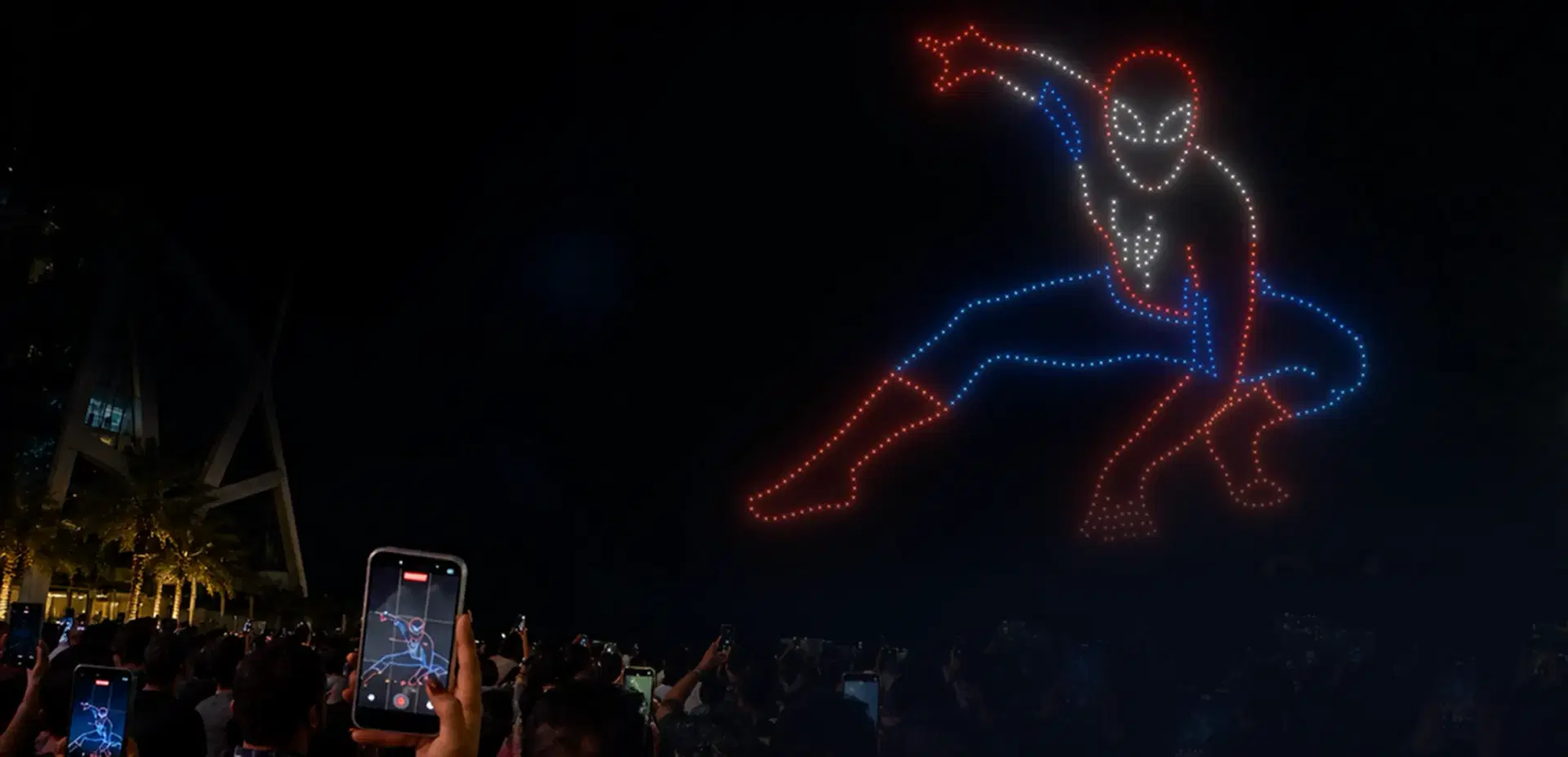 Spider-Man: Brand New Day Lights Up Colombo's Sky