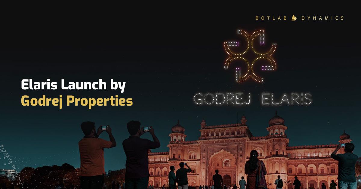 Godrej Properties Launches Elaris with BotLab Dynamics Drone Show