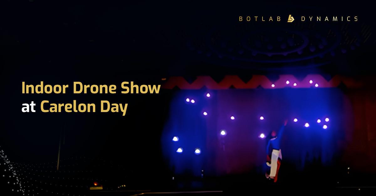 Indoor Drone Show for Carelon Associates Day