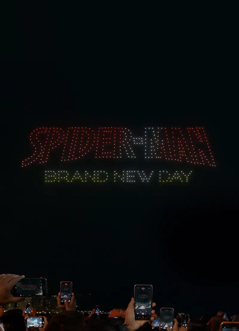 Spider-Man: Brand New Day Lights Up Colombo's Sky